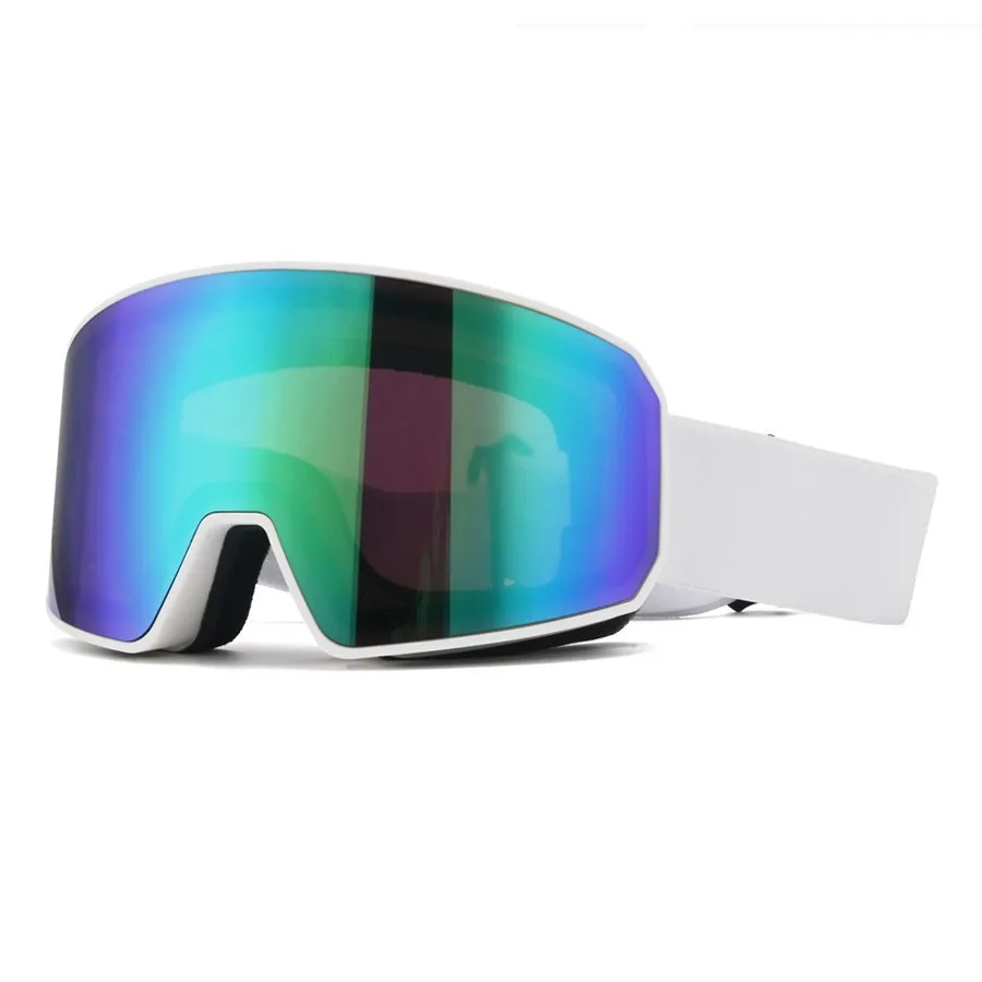 نظارات التزلج ذات الطبقة المزدوجة المضادة للضباب - نظارات تسلق الجبال للحماية من الأشعة فوق البنفسجية لرياضات الثلج والأنشطة الخارجية