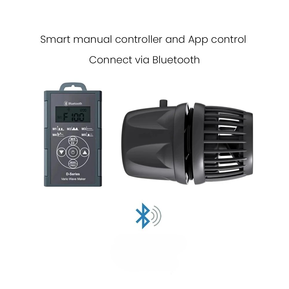 New Smart Bluetooth App Control Cordless Aquarium Wavemaker Pump Freshwater Saltwater Fish Tank