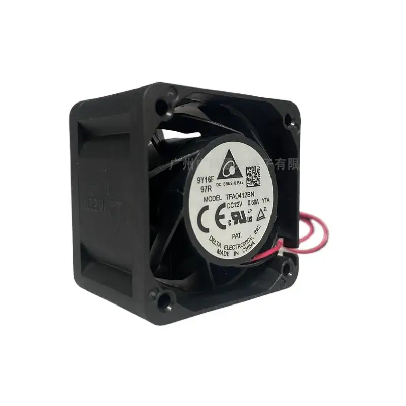Untuk Delta TFA0412BN 4028 Kipas 12V 0,60A (0,40A Sebenarnya) 15600RPM 40X40X28Mm Kipas Pendingin Industri Aliran Udara Besar dengan FG/PWM
