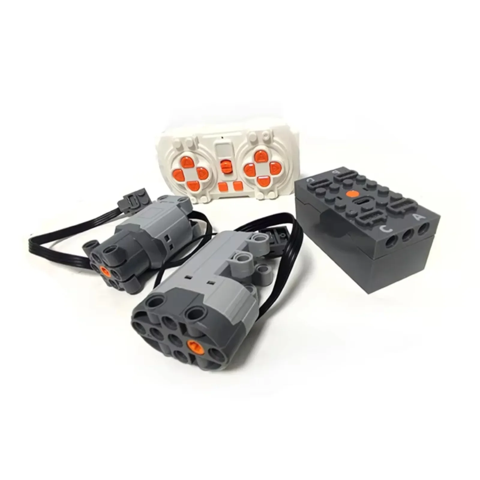 APPでプログラム可能なビルディングブロックキット、L・M・XLモーター、サーボモーター、8速リモコン付き、レゴ互換、PF MOCシステム対応