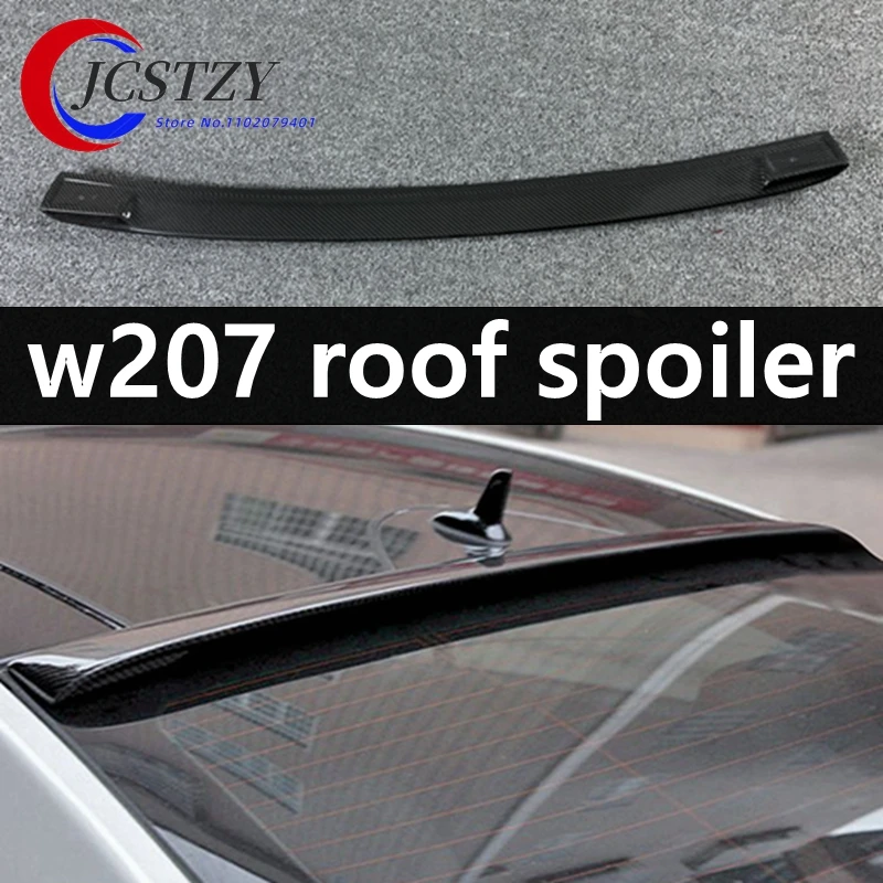 

Carbon Fiber Roof Spoiler Wing For Mercedes Benz E Class Coupe W207 C207 2010 - 2016 E200 E250 E300 E350