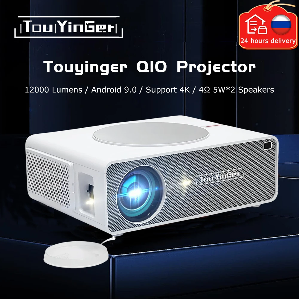 

TouYinger Q10 Projector Full HD Home Theater Cinema 12000 Lumens LED Beamer 4K Projectors Wifi Android Cinema Video Beam