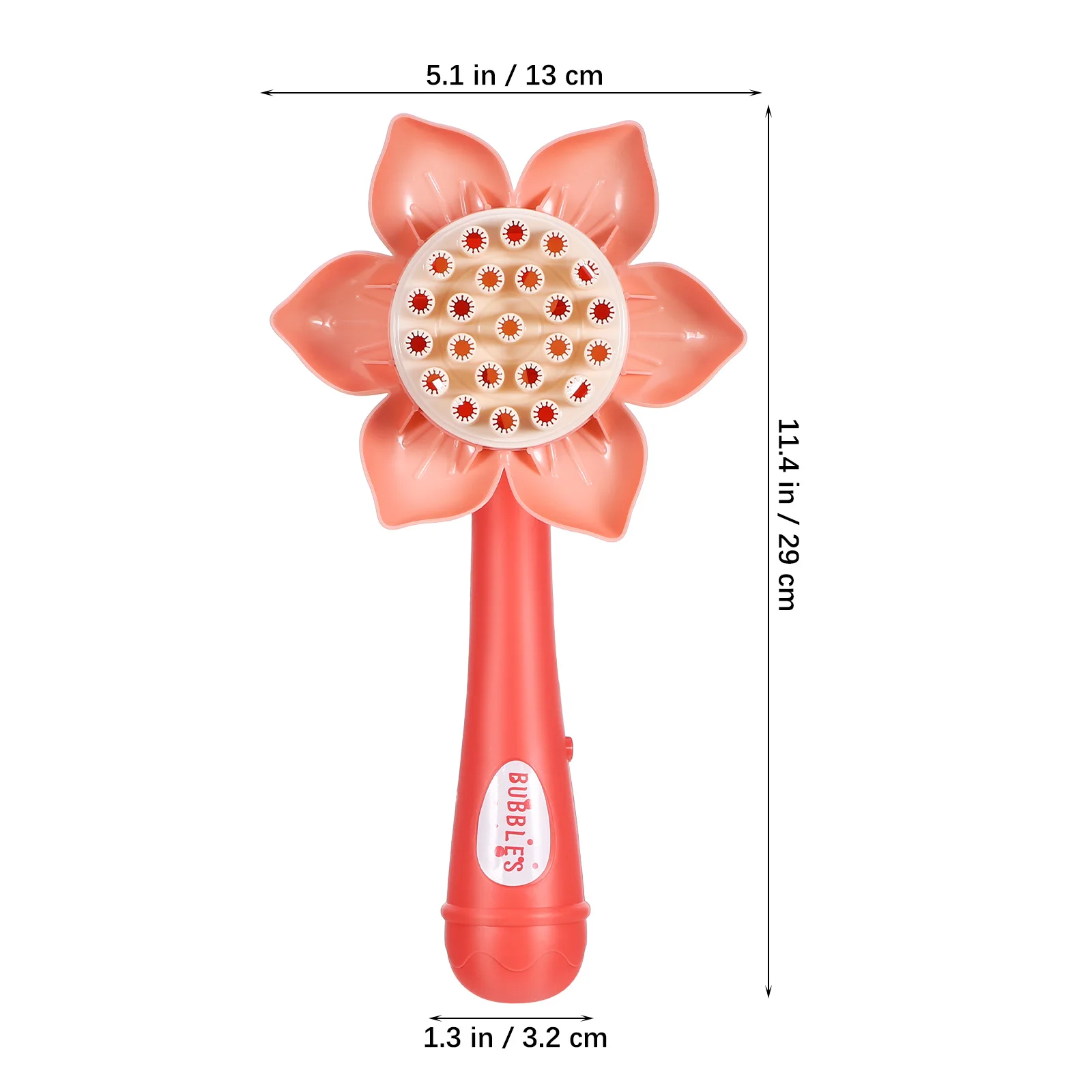 Voor automatische kinderen Kinderen buiten binnen spelen Zonnebloemvormige multi-gaten blazende bellenblaasmaker