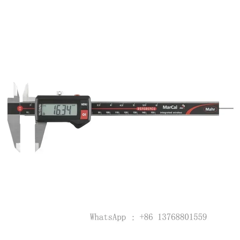 Mahr Marcal 16EWRi Wireless Digital Calipers, Work With Wireless Receiver I-stick,IP67 Waterproof, Range 0-150/0-200/0-300mm