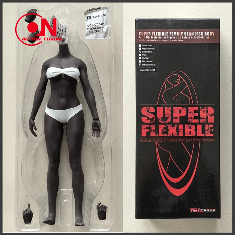 

TBLeague 1/6 S29C S43B Женский темно-коричневый супер гибкий бесшовный корпус TBL PH 12 "Женский солдат фигурка тела куклы