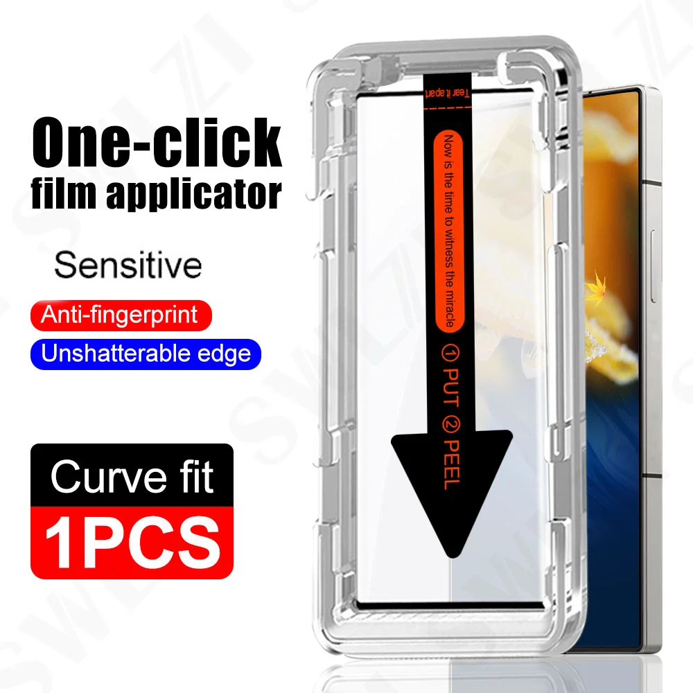 

1Pc Tempered Glass Phone Screen Protector for Samsung S25 Ultra Glass smartphone S24 Plus S23 Full Cover Protective Film S22 S21