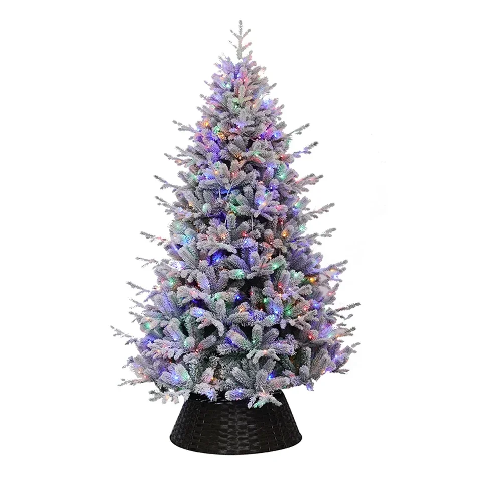 180 Cm Luxury Christmas Tree Artificial PVC&PE Christmas Tree With Big Pine Cone Decorated