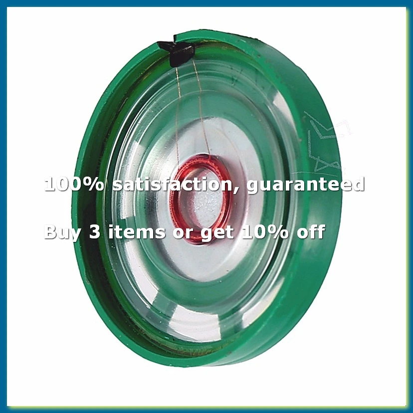 2 Pcs 8 Ohm 0.25W 27mm Round External Magnet Speaker Sound Amplifier Accessories