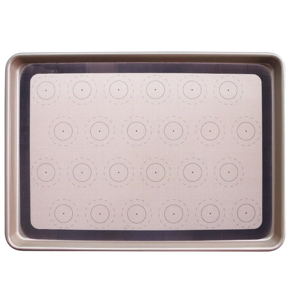 

Silicone Baking Mat Gray Heat Resistant Non-Slip Flexible Dough Pad For Fondant Cakes Pastry Eco-Friendly Kitchen Tool