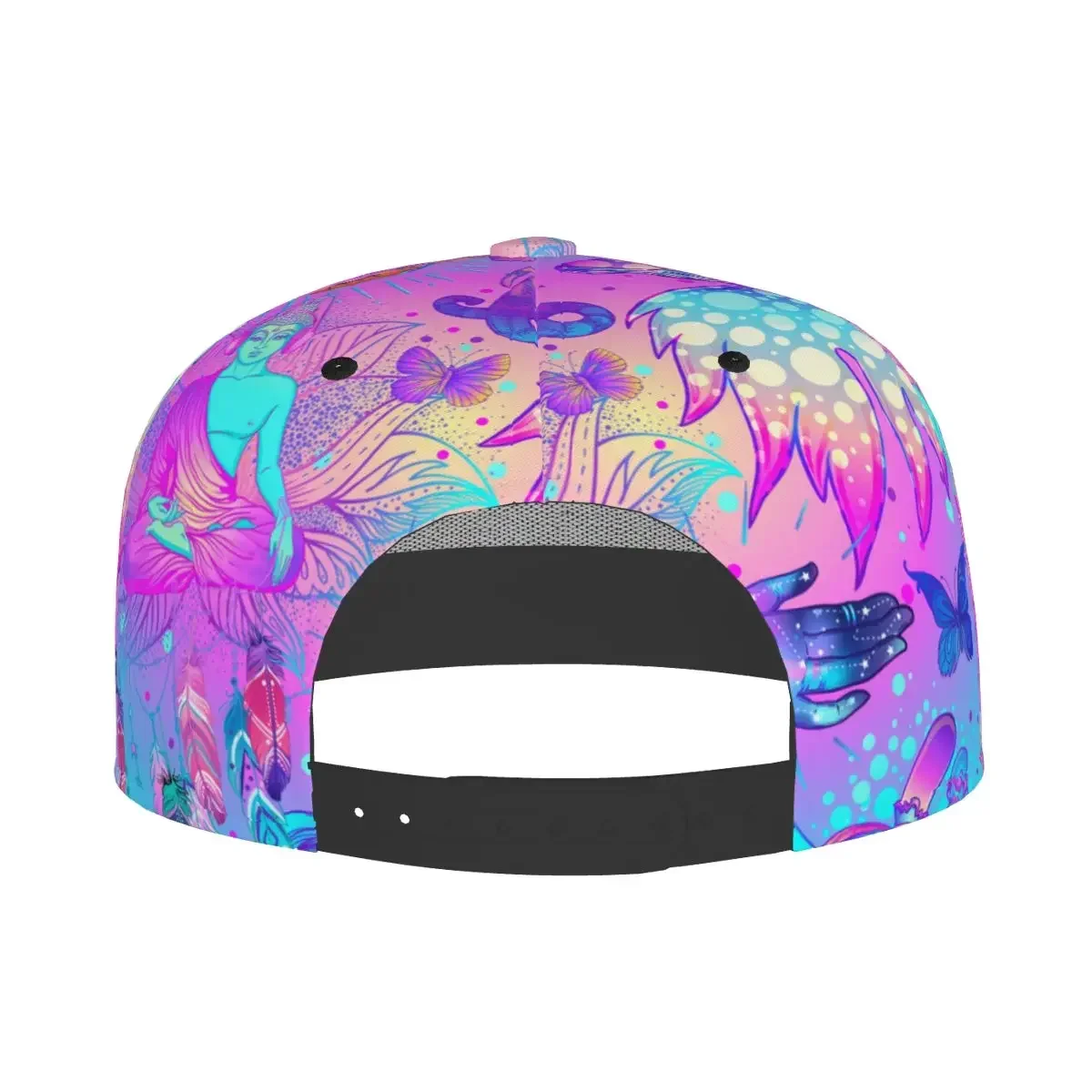 Gorra de béisbol con estampado 3D De Seta psicodélica para hombre y mujer, sombrero de sol informal, elegante, étnico, moda de escenario, Hip Hop