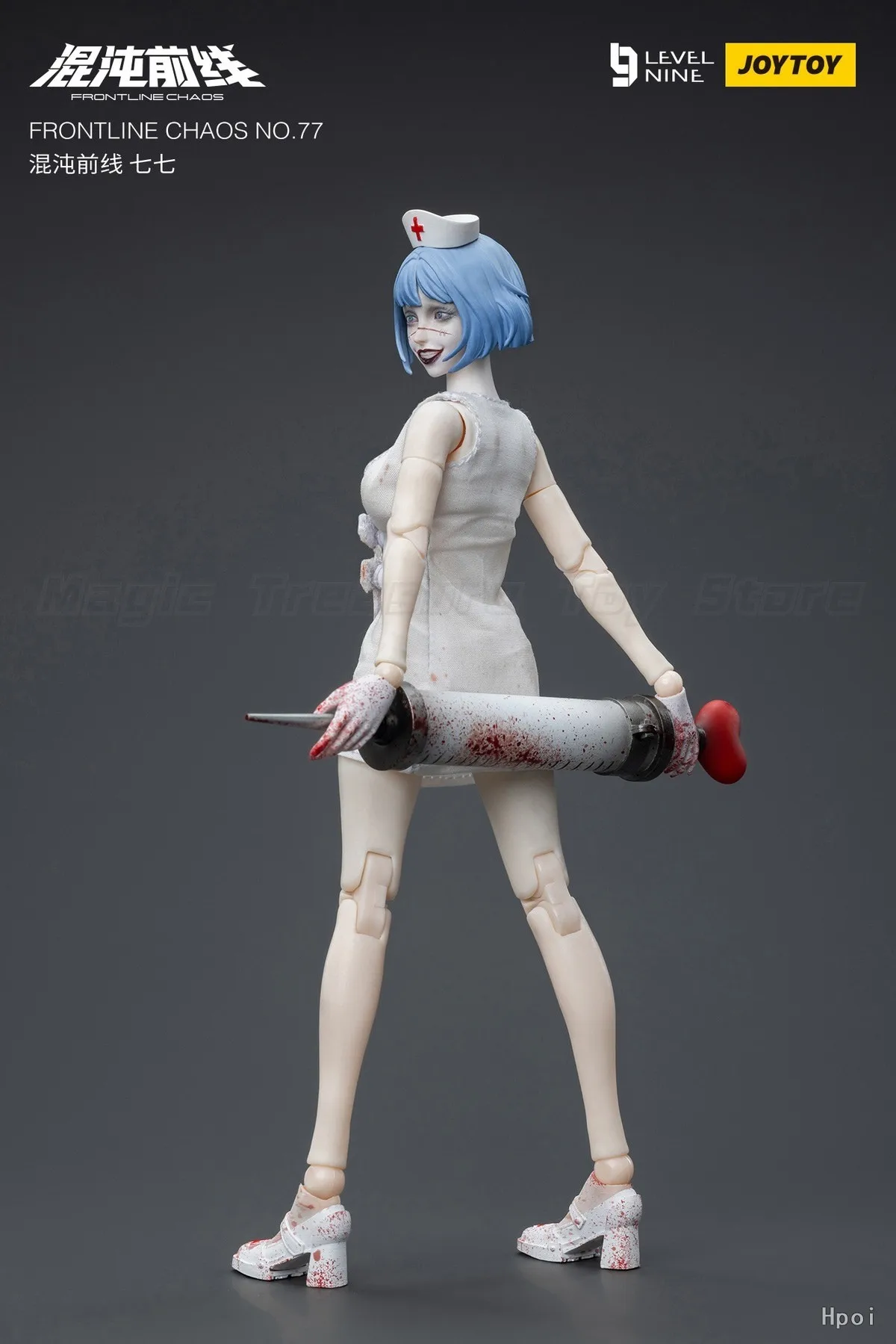 

【В наличии】JOYTOY Фигурка девятого уровня Society Chaos Frontline Dark Doctor & Crazy Nurse Аниме Военная модель 1/12