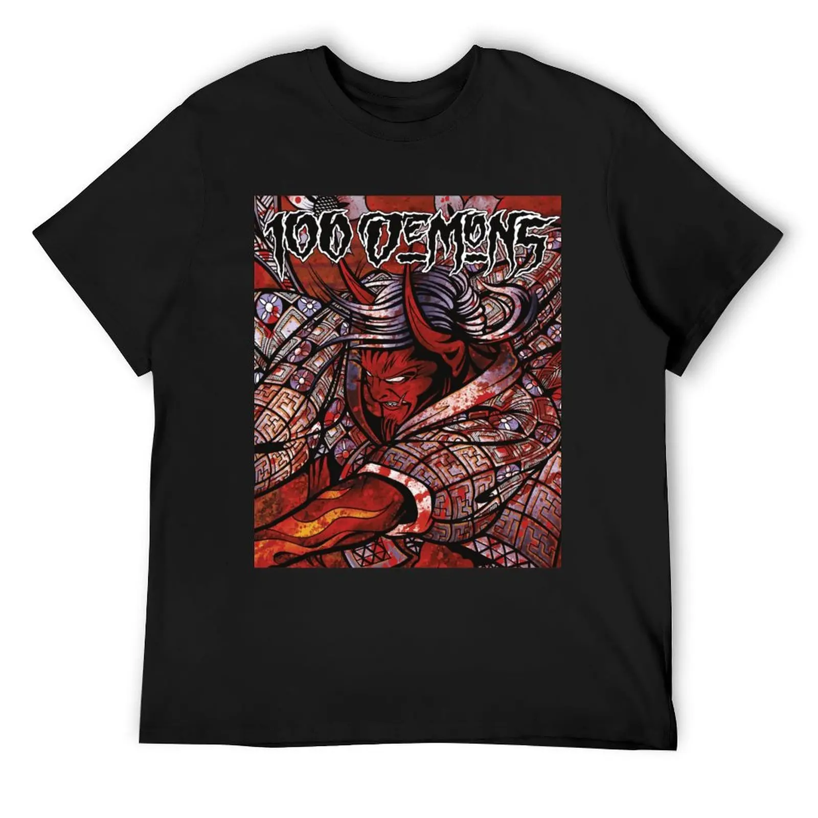 

100 Demons Band Tour 2022 T-Shirt Funny t-shirts blanks blue archive graphic tee shirt mens designer t shirt