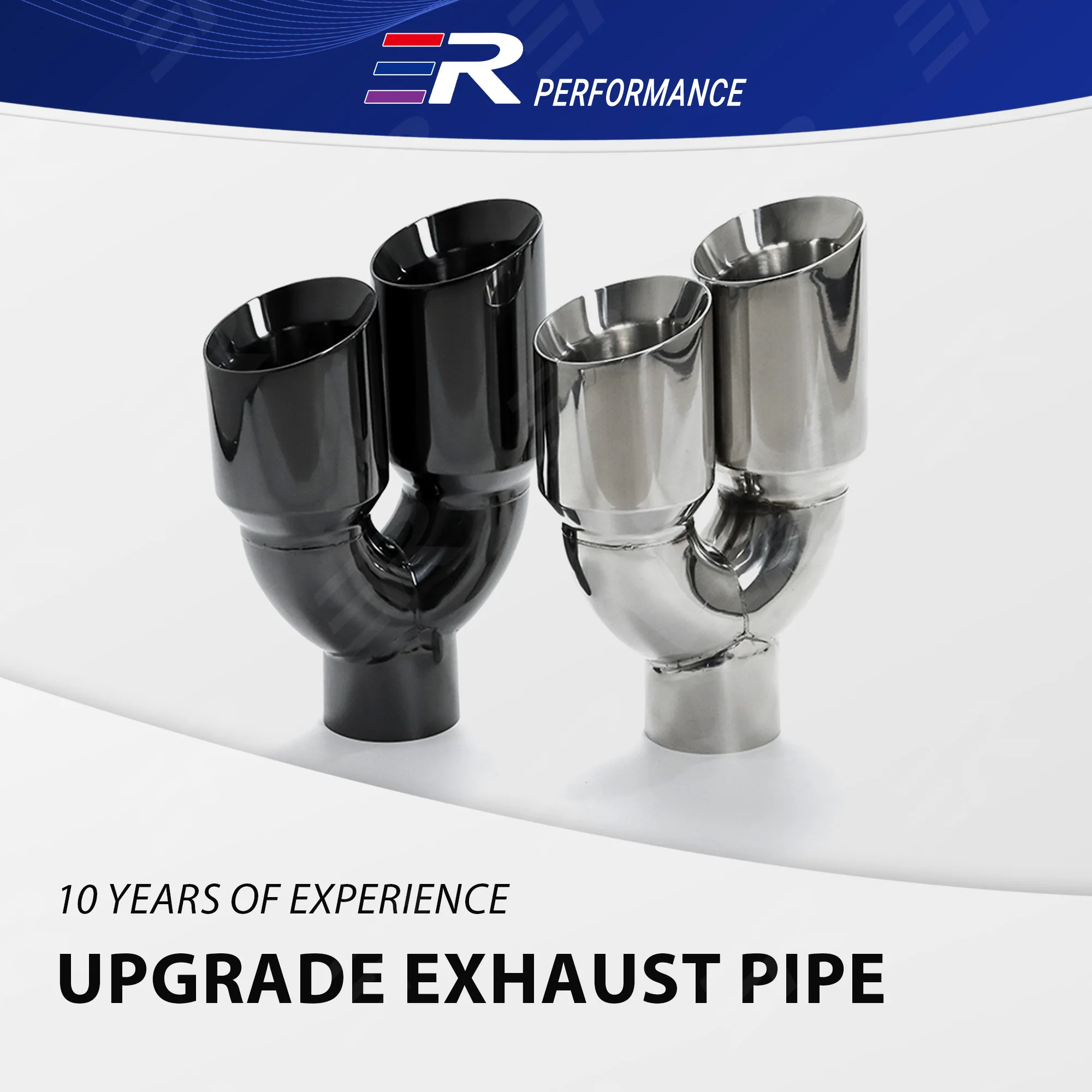 

1 Piece Car Accessories U Shape Tips 304 Stainless Steel Tail Pipes for Modify Nozzle for Muffler Car Univeral Exhaust Systerm