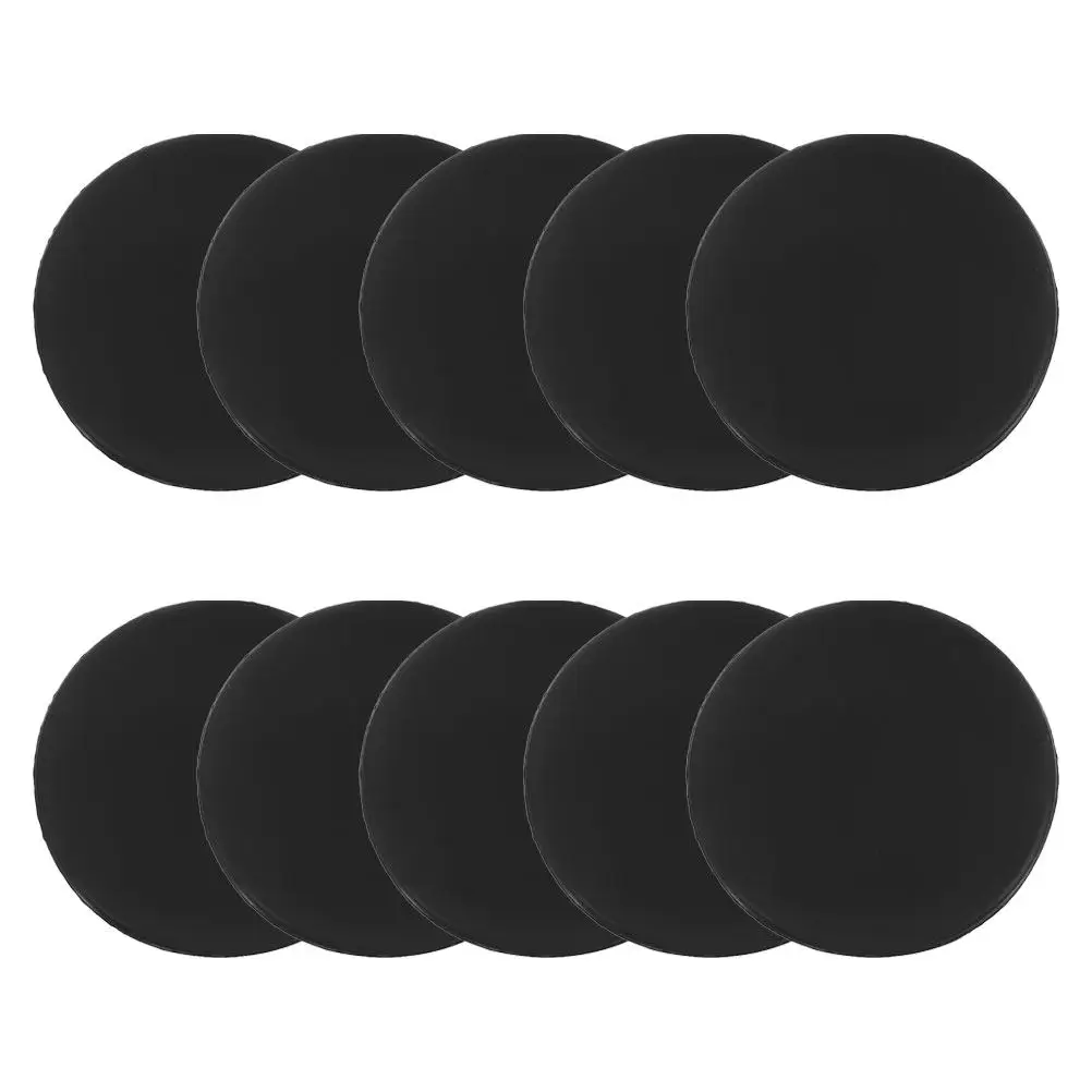 10Pcs Black Silicone Stethoscope Protective Covers Soft Diaphragm Replacement Parts for Doctors Nurses Supplies