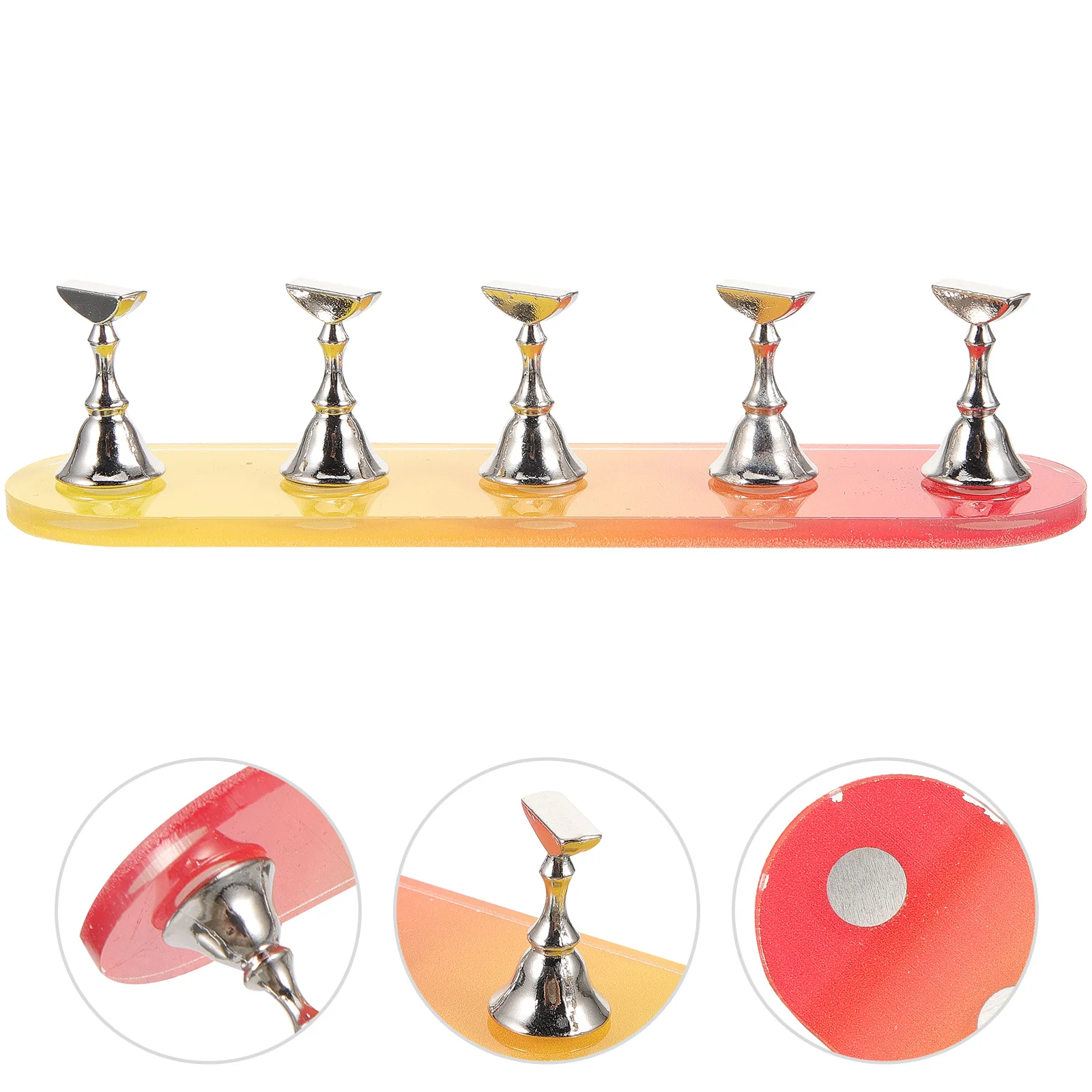 

1 set 1 Set Of Art Racks Practice Training Display Stands For Manicure Painting Beauty Nail Display Convenient Nail Holders