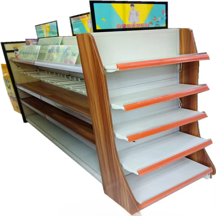 Modern Supermarket Maternal and Infant Store Convenience Store Shelf Simple Style Milk