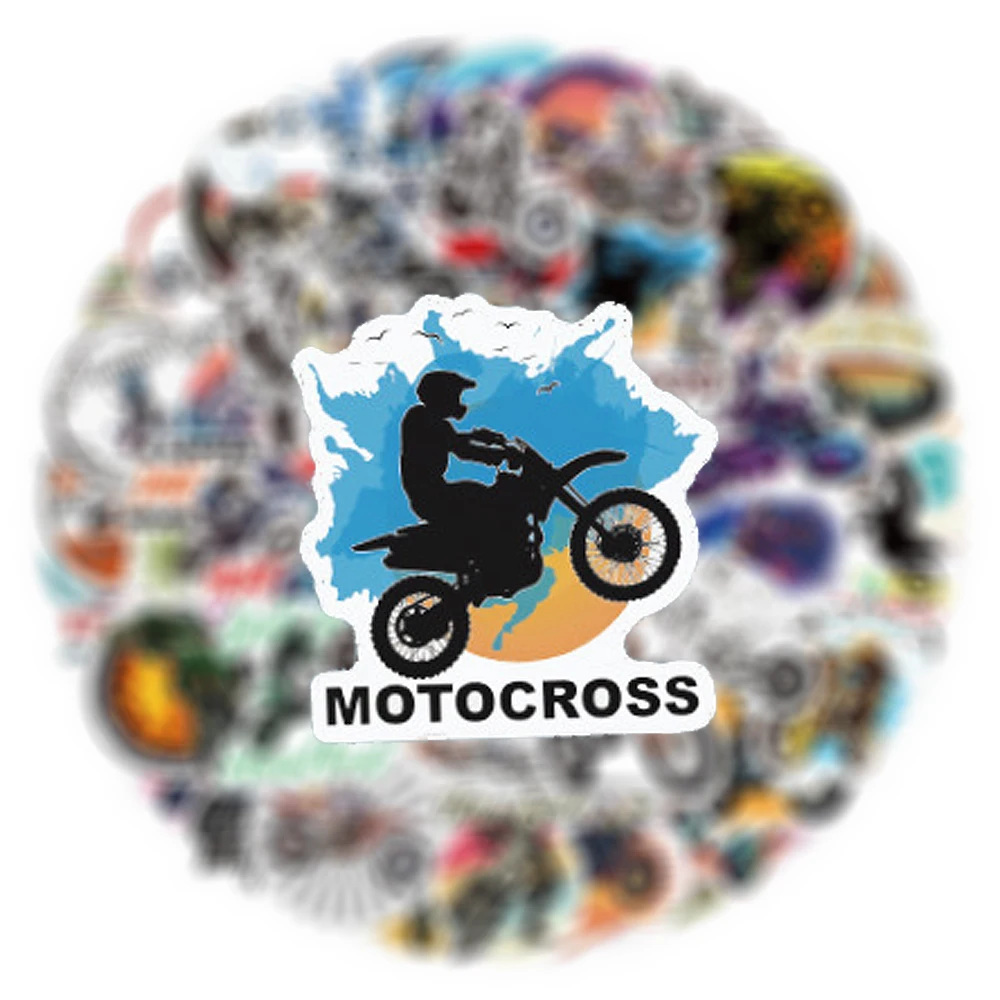 10/30/50pcs Cool Styling Mountain Motorcycle Stickers for Suitcase Laptop Skateboard Scrapbook Cartoon Waterproof Decals Sticker