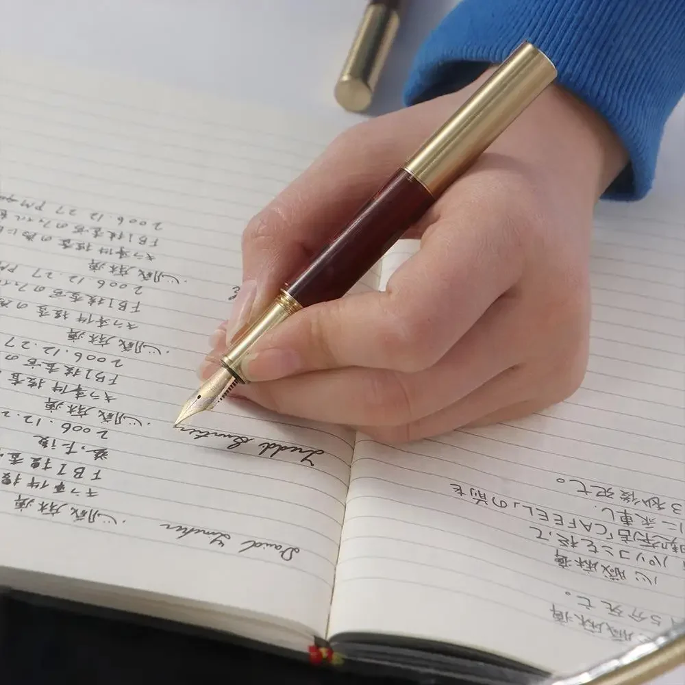 Exquisite Durable Calligraphy Fountain Pen Smooth Writing Luxury Business Signature Pen Artist Office Accessories Glass pen