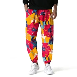 Stylish Floral Sweatpants 3D Print Vintage Man Joggers Gym Hiphop Pants Trousers Mens Casual Sports Jogging Harajuku Streetwear