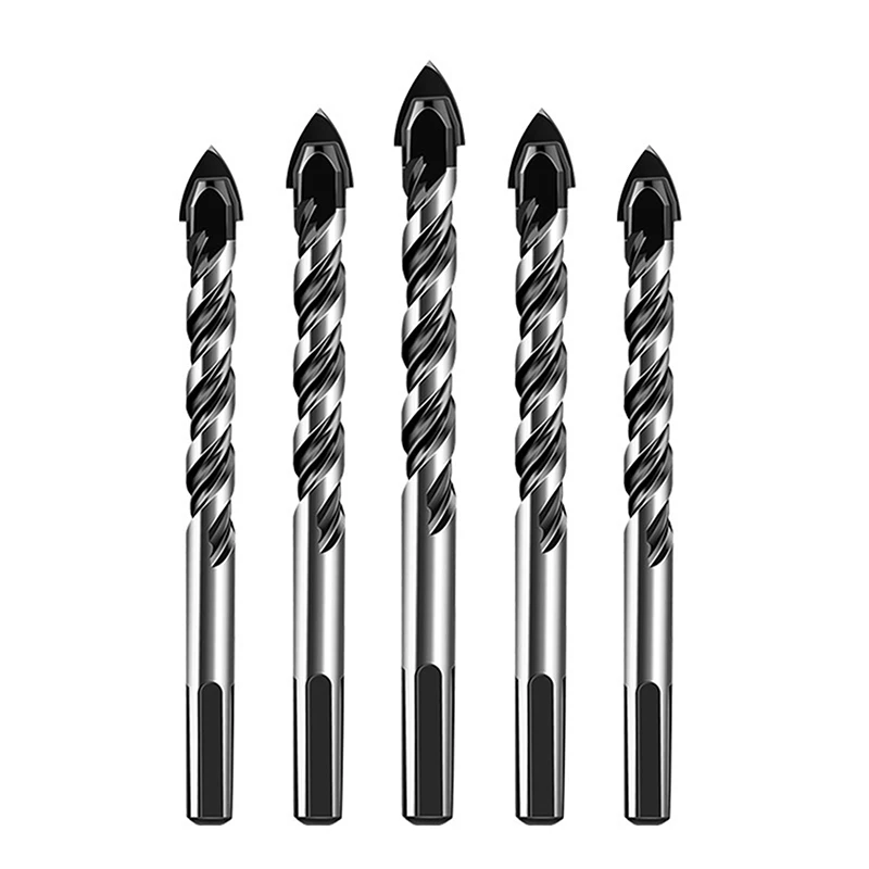 

✰✪3mm~12mm Concrete Drill Bit Kit Suitable For Glass Plastic Wood Brick Tungsten Carbide Drill Hard Alloy Cross Drill Bits