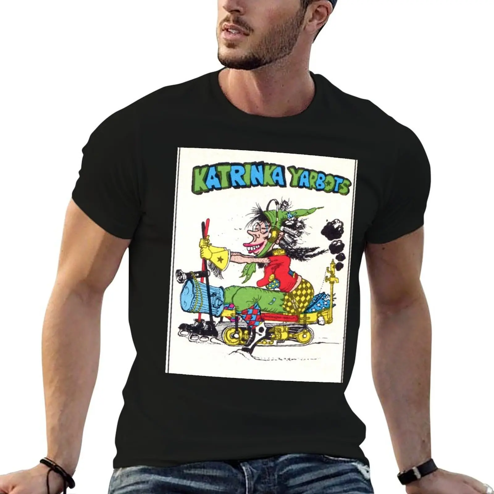 SNOW Sports Magazine Snowmobile 1971 Art Print Katrinka Yarbots T-Shirt printed t shirts for man T-Shirt