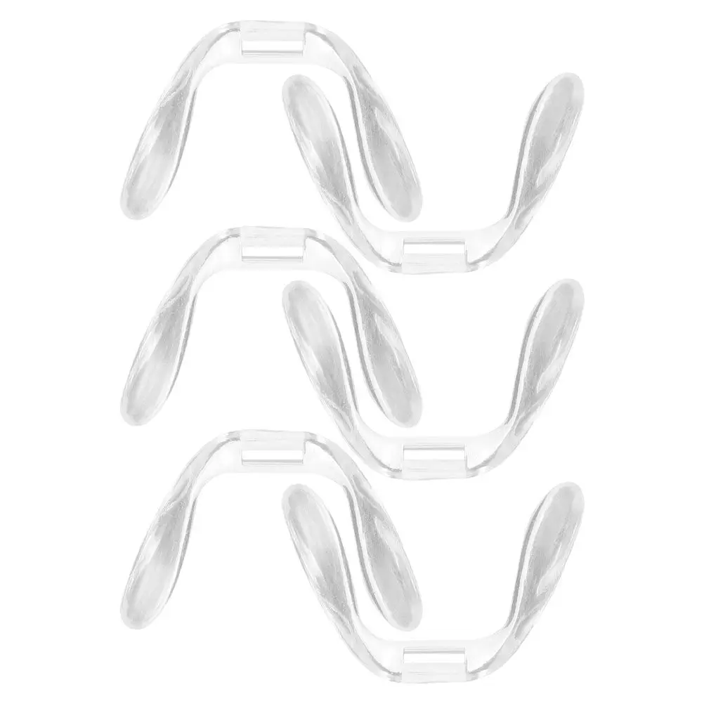 

Набор из 6 пластиковых сменных накладок для носа для очков и солнцезащитных очков, удобные, нескользящие, обеспечивающие поддержку