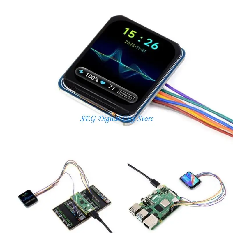 

U75B 1.5INCH IPS LCD -модуль дисплея 240x280 Разрешение 4 Интерфейсы Wire SPI 262K Colors LCD Модуль для RPI/STM32/RP2040