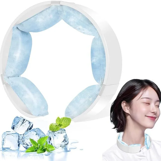 

New Natural Cooling Cube Cooling Neckband Indoor Outdoor Sports Leisure Activity Neckband Under 28 Degrees Anywhere Neckline