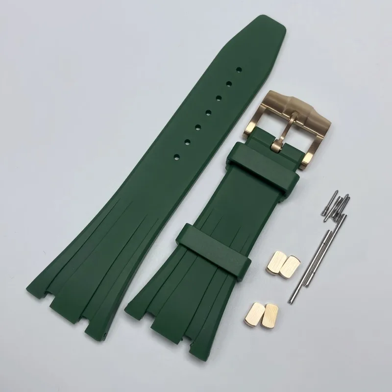 26MM for Rubber Strap Watch Accessories for NH35 Case Silicone Strap Fitting 42MM Oak Case Tape