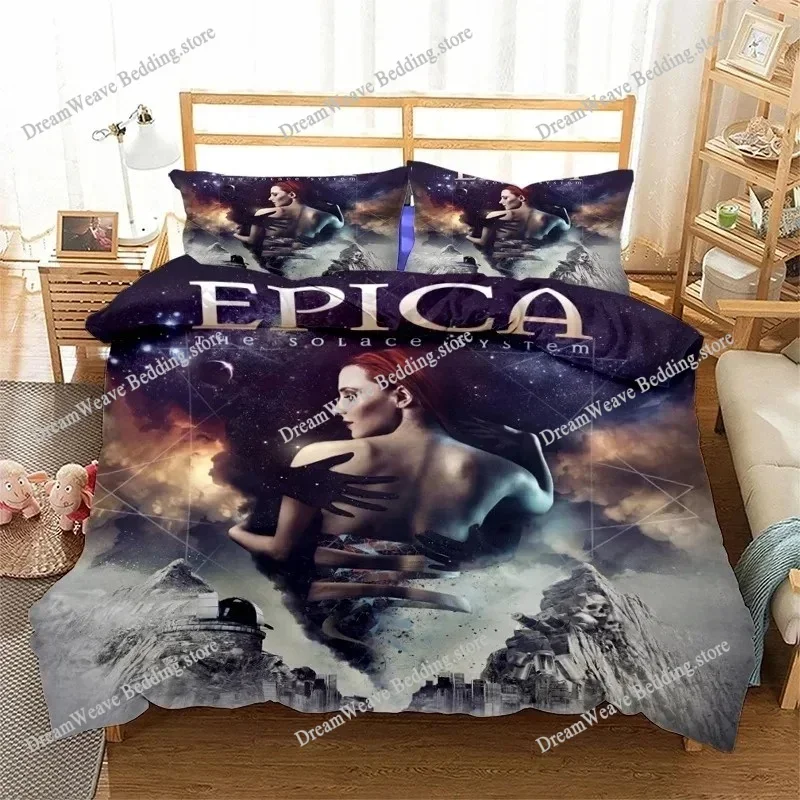 

phechion EPICA 3D Print Bedding Set Duvet Covers Pillowcases One Piece Comforter Bedding Sets Bedclothes Bed Home Textileextile7