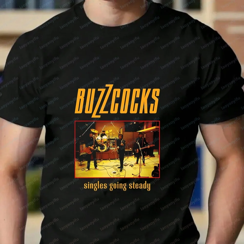 Men's T-shirts and Tank Tops - Punk Rock Band Buzz Cocks - Summer Short-sleeved Comfortable T-shirts for Both Men and Women