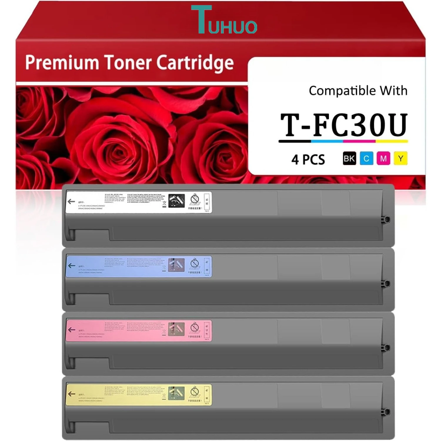

T-FC30U Toner Cartridge Compatible For Toshiba T-FC30U-K/C/M/Y For Toshiba E-Studio 2050C 2051C 2550C 2551C Copiers