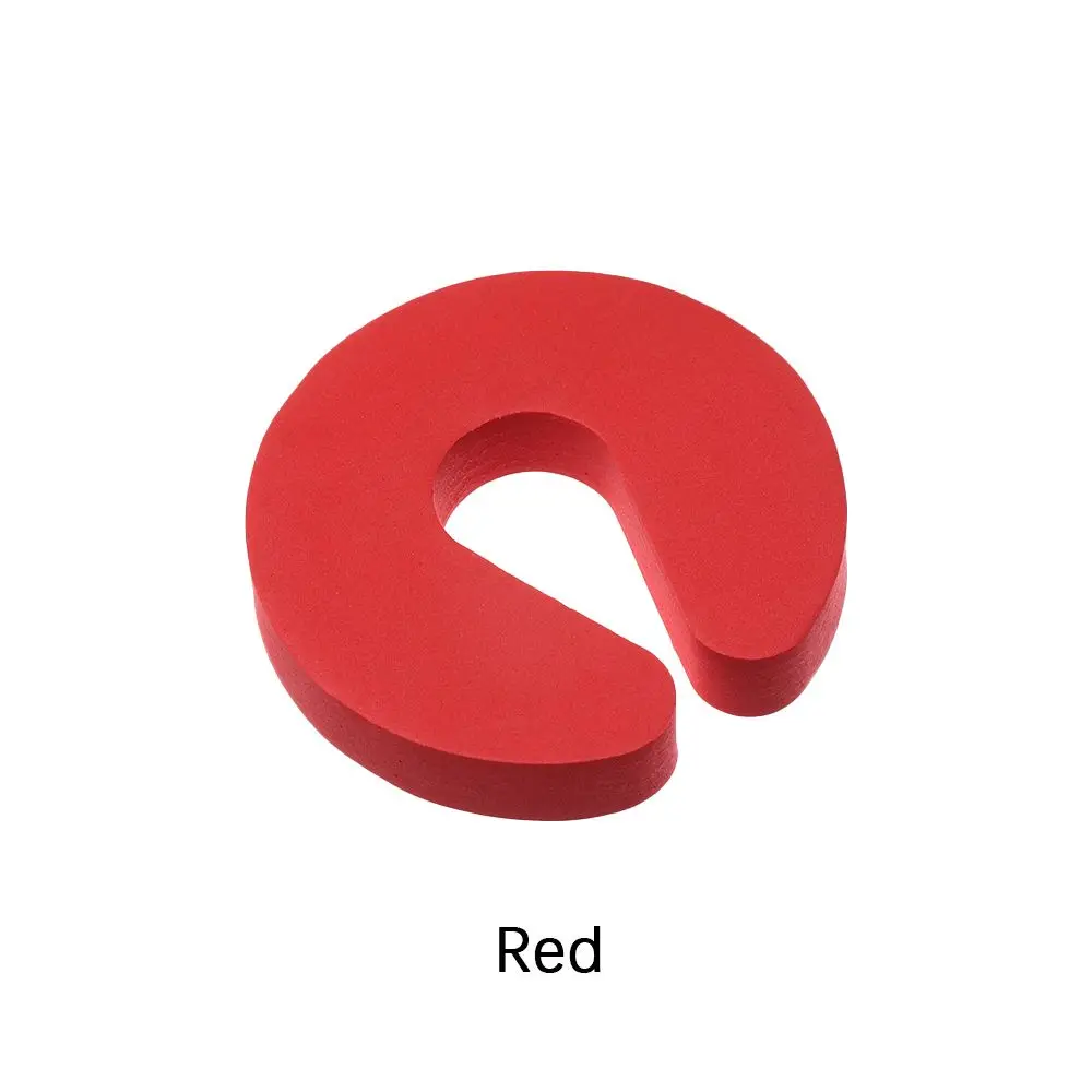 

4 шт., дверной зажим для домашней безопасности, пенопластовый протектор для пальцев, защитный дверной стопор