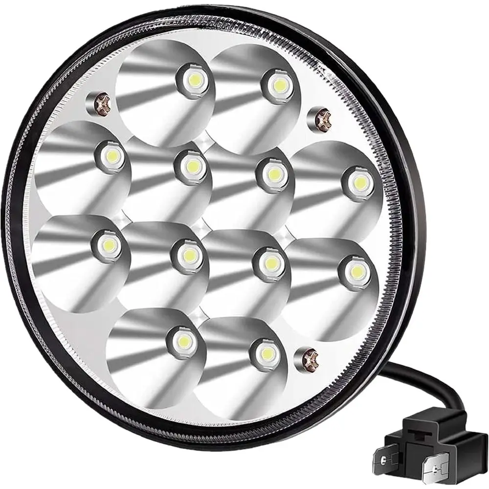 

H5001 Led Lights Par46 Light or Spotlight, 5.75" 5-3/4" Round Seachlight or Truck Oroad Led Work Lamp Replacement Sealed Beam 36