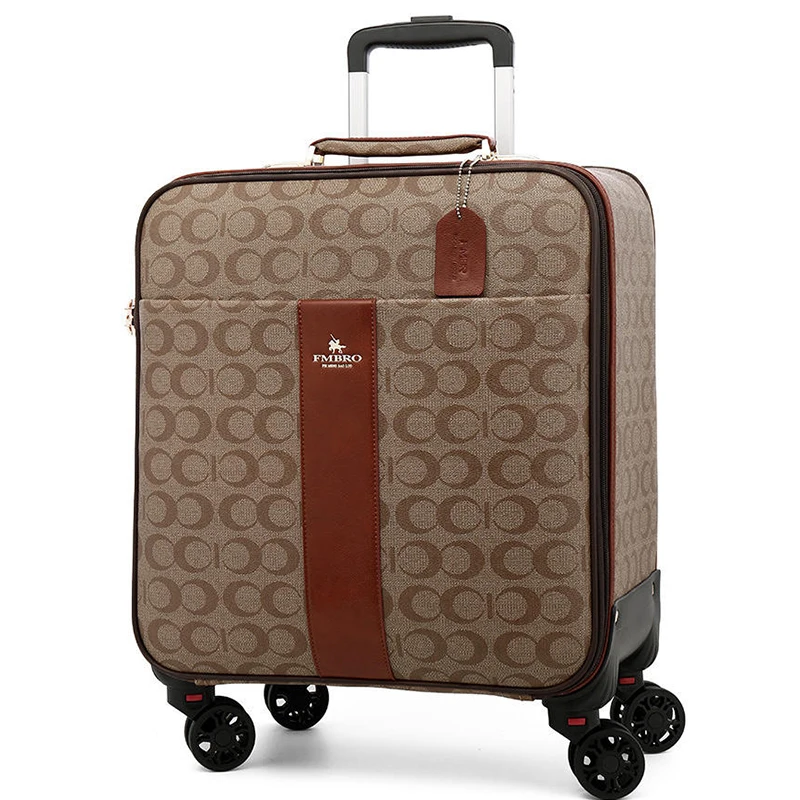 New boarding luggage carousel wheel suitcase Password box Strong ladies 16/24 inch