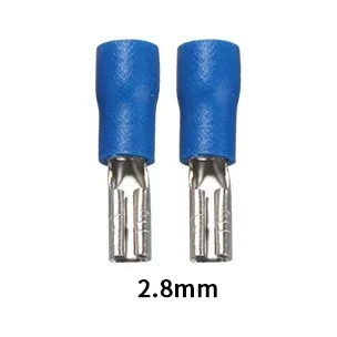 100/50/10 stücke Weibliche Crimp Terminal 2,8mm 4,8mm 6,3mm Isolierte Spaten Draht Stecker Elektrische Verdrahtung kabel Stecker Rot blau gelb