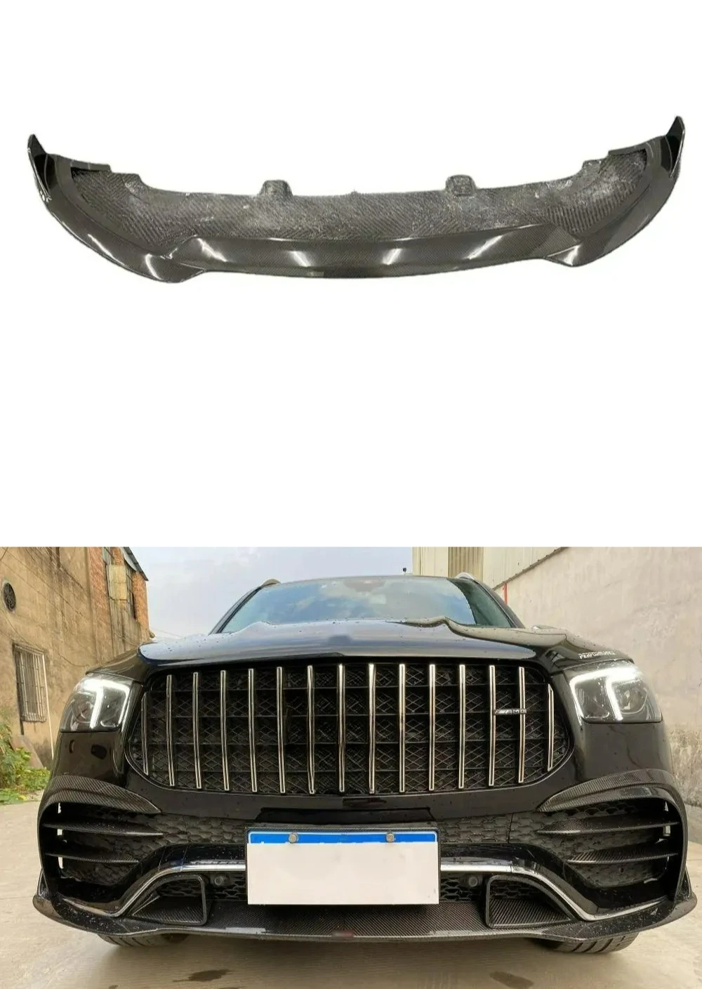 

Самый продаваемый карбоновый сплиттер (губа) для переднего бампера Mercedes-Benz AMG GLE 45