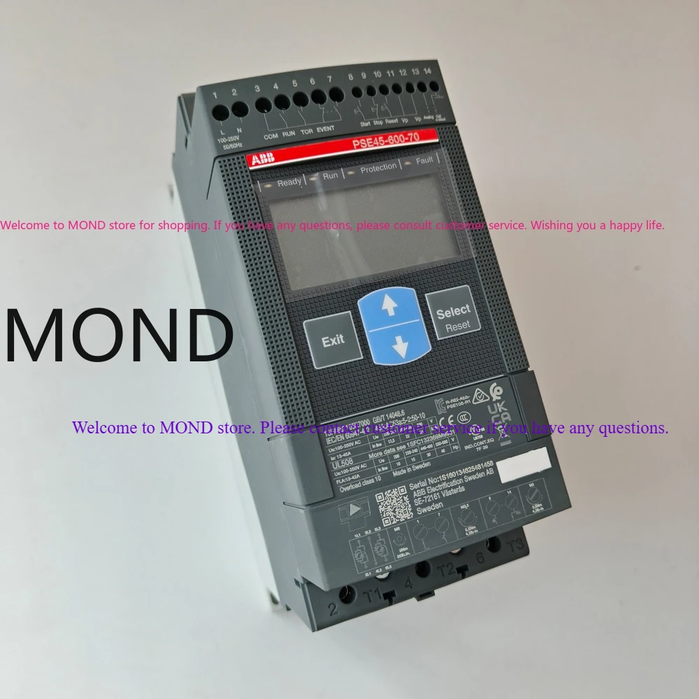 

1 шт. Абсолютно новый оригинальный плавный пускатель ABB PSE45-600-70 22 кВт
