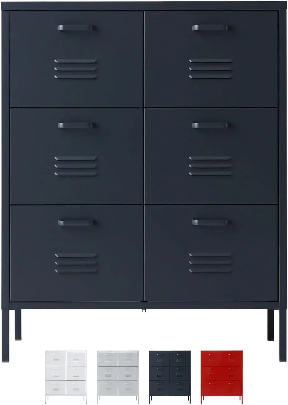 보관 캐비닛, 강철 사무실 파일 캐비닛, 다목적 정리함, 31.5X15.7X40 인치, 조립 필요, A4 또는 6 서랍