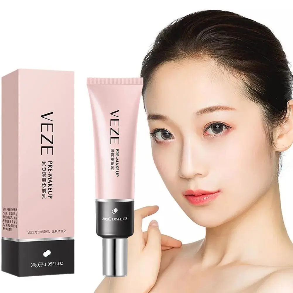 

30g Foundation Breathable Lightweight Natural Cosmetic Face Whitening Concealer Pre-Makeup Primer Pore Eraser