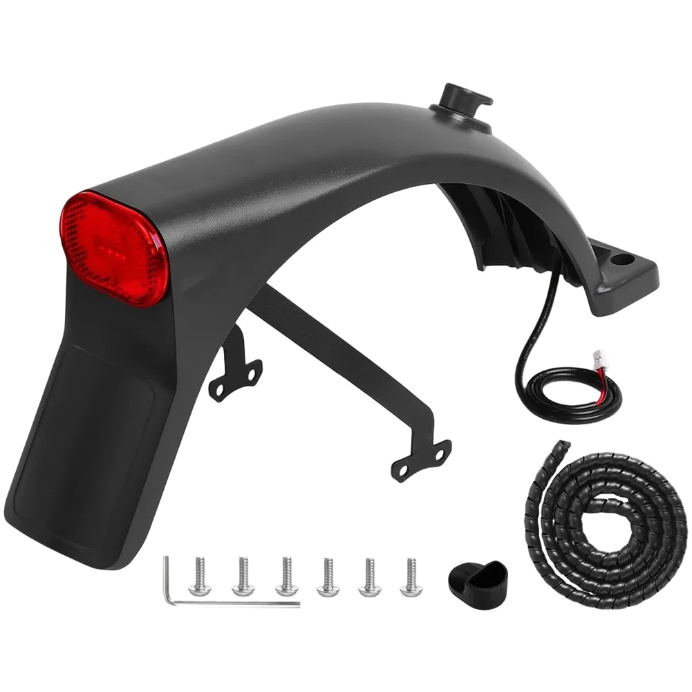 Electric Scooter Part Mudguard With Bracket Essential Parts Included Precise Compatibility Daily Wear Resistant
