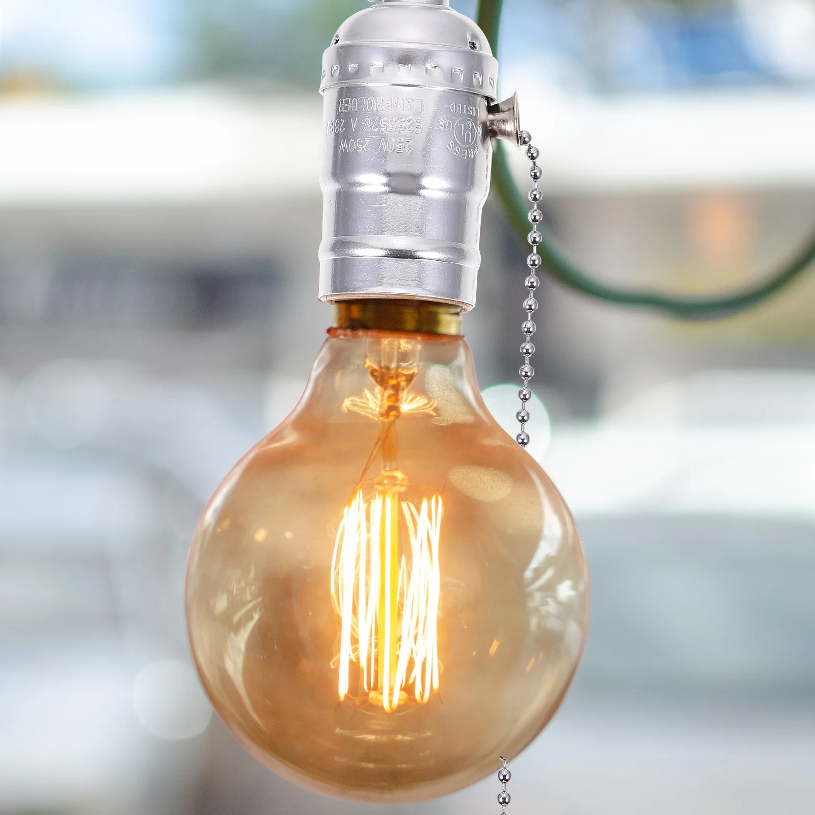 

Retro E27 Lamp Holder Premium Aluminum Light Socket Easy to Disassemble for Bookstores and Homes E27 Lamp Holder