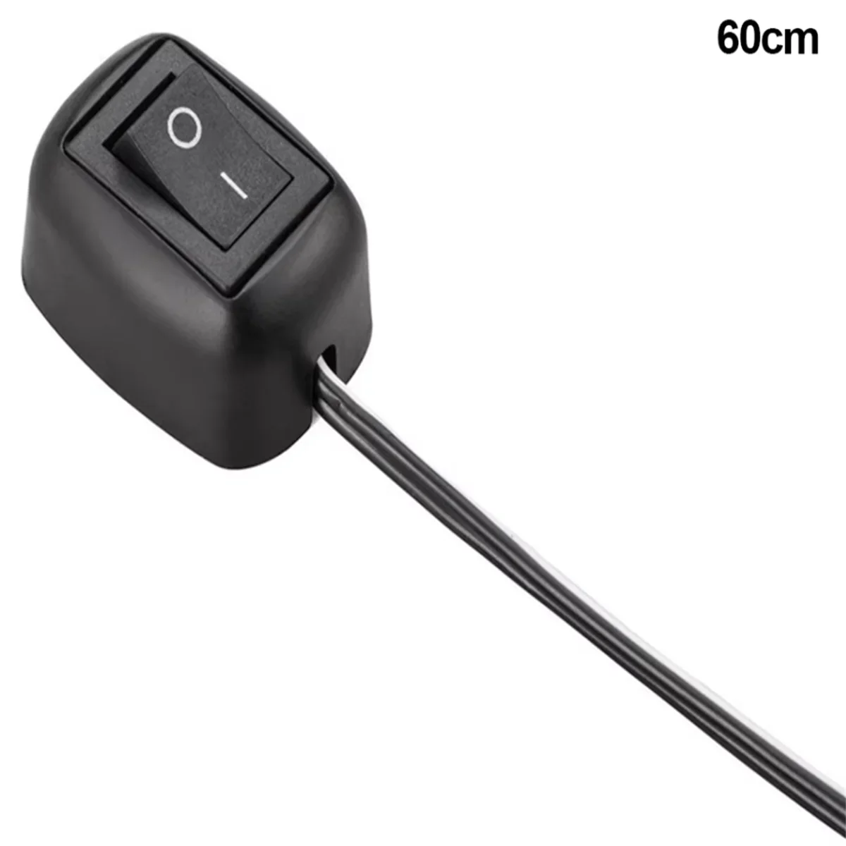 Universele Auto Schakelaar Pasta Type Tuimelschakelaar met Kabel 60 cm/100 cm DC 12 V voor Mistring Drive Lichten Neon Verlichting Mini Knop