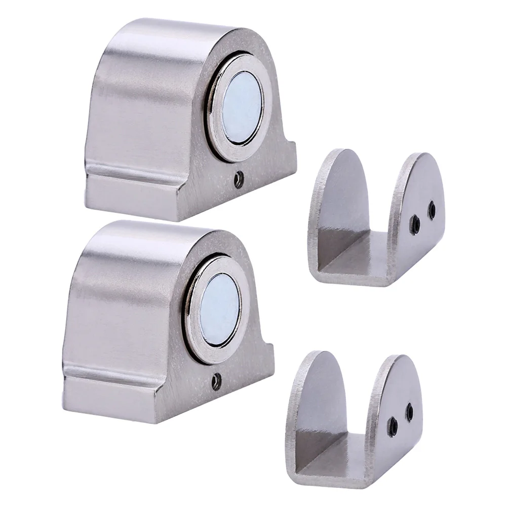 פתרון נוח דלת זכוכית מחזיק ריהוט קבוע התקנה קומת התקנה רכוב כוח מגנטי חזק