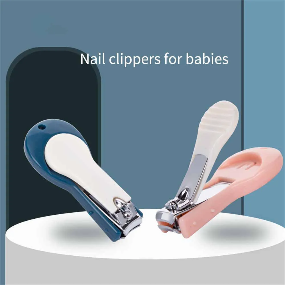 Clean Protective Cover Baby Nail Clippers Stainless Steel Anti-pinch Nail Clippers Baby Supplies Baby Nail Repair Safety