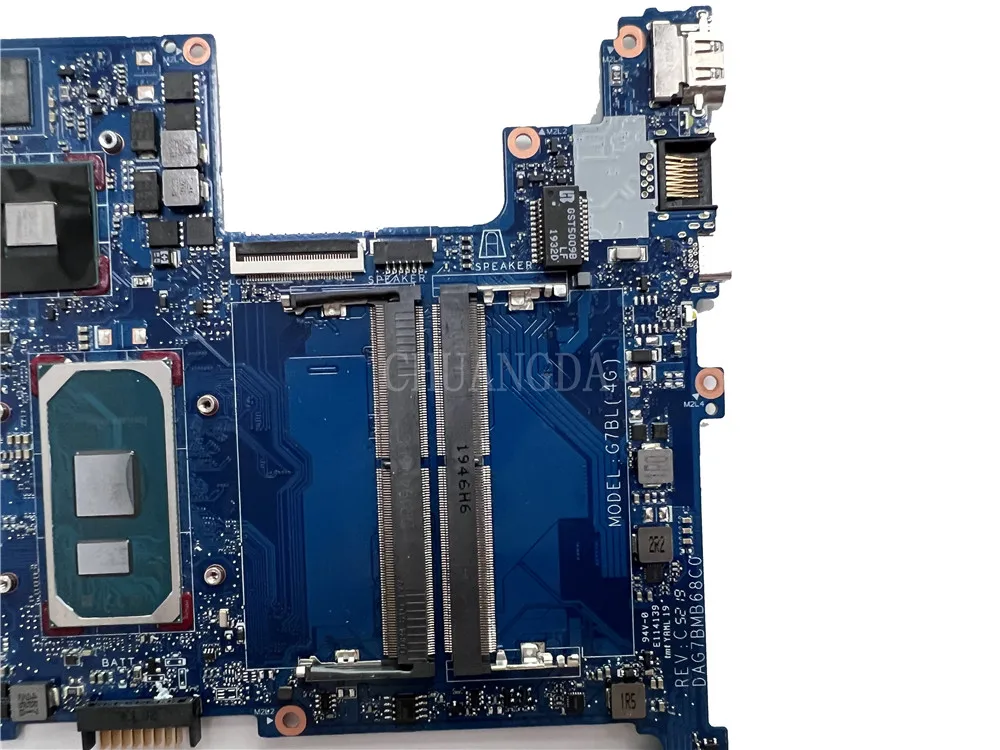 For HP Pavilion 15-CS Laptop Mainboard DAG7BMB68C0 L67285-601 L67285-601 862398-855i7-1065G7 MX250 Notebook Motherboard