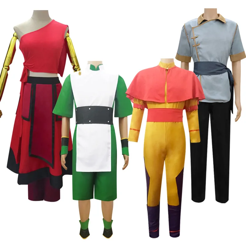 

Avatar Last Airbender Cosplay Bumianga Katara Northern Toph Tuk Costume
