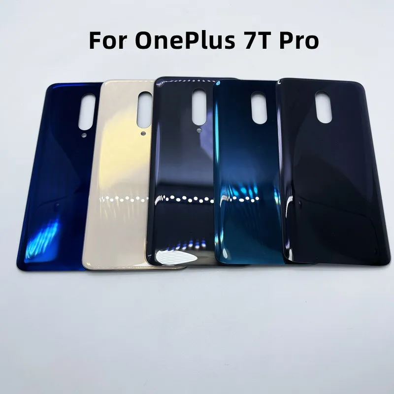 

6.67''Back Glass For OnePlus 7T Pro Back Battery Cover Door Rear Glass For Oneplus 7T Pro Battery Cover 1+7T pro Housing Case