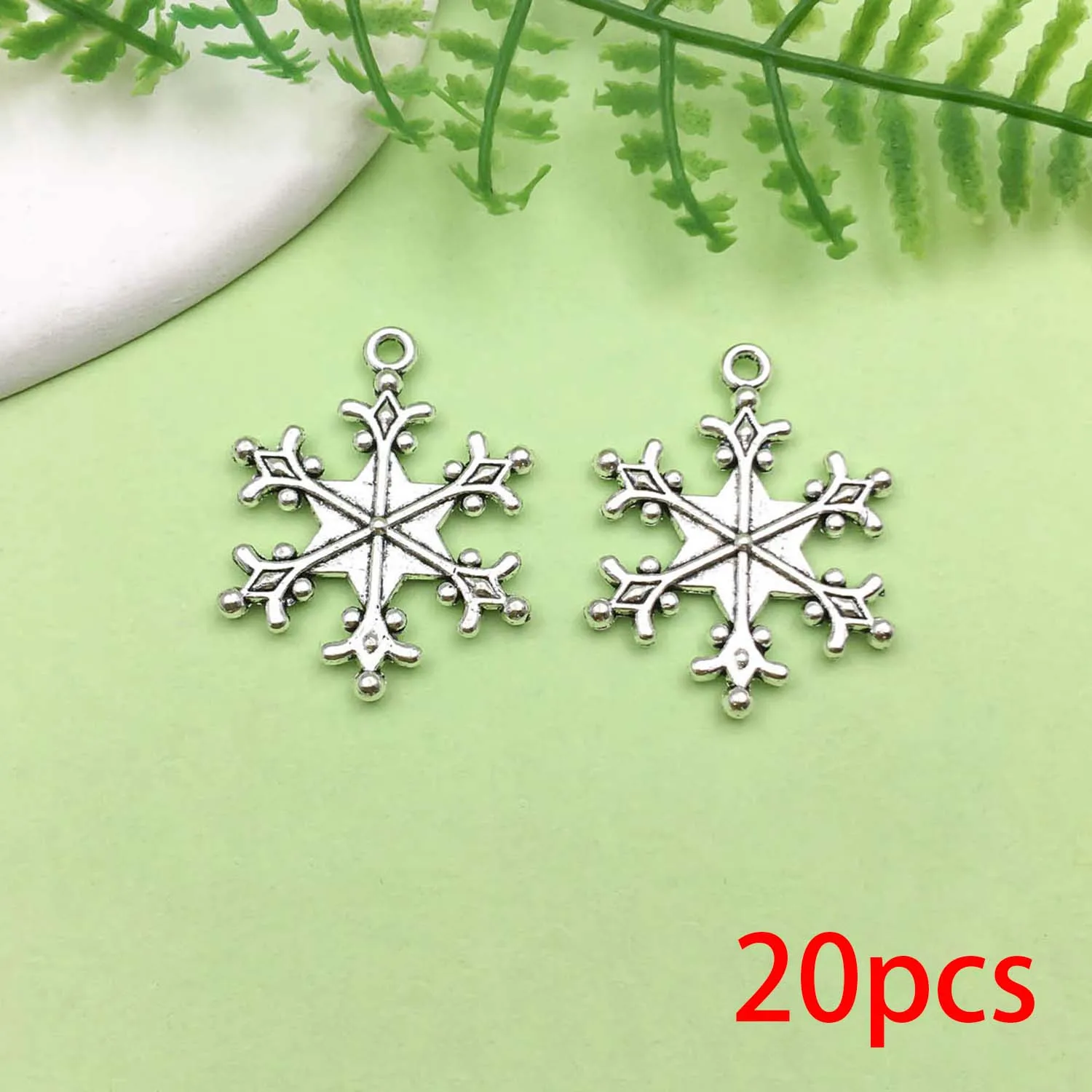 20/43pcs Christmas Decoration Charms Alloy Santa Claus