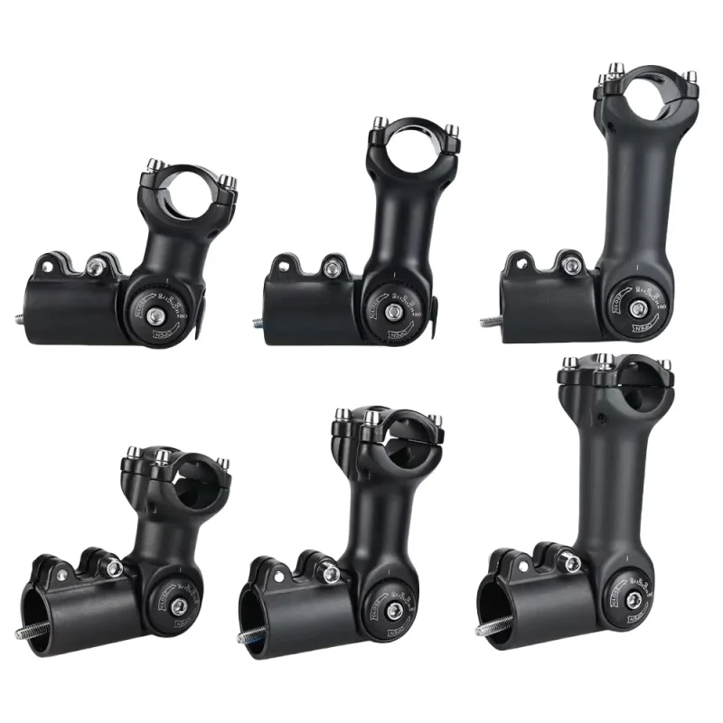 AliExpress NONE GUSTAVO Mountain Bike Power Bicycle Handlebar Stem  60/80/93/100mm Road MTB Table Rod Adjustable Stem 31.8 25.4 Riser